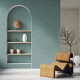 Large-format 120x280 cm matt green rectified porcelain stoneware tile A4H355 Mood Safe #3