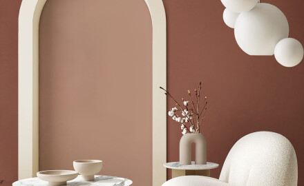 Glazed porcelain floor tiles, 60x120cm, matt pink, rectified, A4H365 Mood Gentle