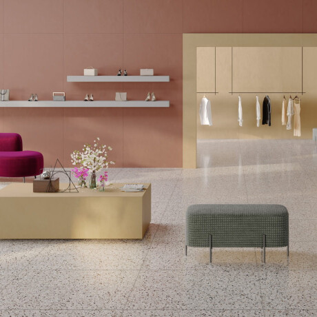 Large-format 120x280 cm matt green rectified porcelain stoneware tile A4H367 Mood Verve #8