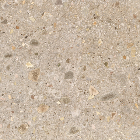 Glazed porcelain floor tiles, 120x120cm, beige terrazzo, matt finish, rectified, A4H407 Ceppo Di Gre Warm #6