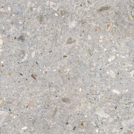 Glazed porcelain stoneware floor tiles, 120x120cm, matt terrazzo grey, rectified, A4H417 Ceppo Di Gre Multi #2