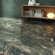 Large-format porcelain stoneware tile, 120x270 cm, green, glossy, rectified, A4H446 Verde Alpi #4