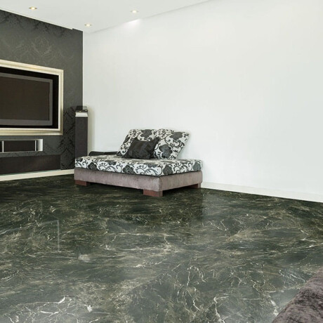 Large-format porcelain stoneware tile, 120x270 cm, green, glossy, rectified, A4H446 Verde Alpi #9