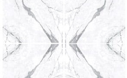 Glazed porcelain stoneware floor tiles, 120x280, gloss finish, rectified, A4H453 Statuario Superiore Bookmatch