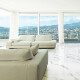 Glazed floor tiles, 120x120, glossy finish with grey veining, rectified, A4H454 Statuario Superiore #3