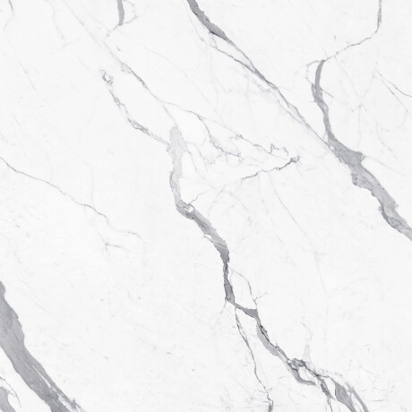 Glazed porcelain floor tiles, 120x120 cm, matt finish with grey veining, rectified, A4H455 Statuario Superiore #10