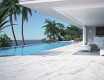 Large-format porcelain tiles, 120x280, white marble with grey veins, gloss finish, A4H462 Calacatta