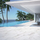 Large-format porcelain tiles, 120x280, white marble with grey veins, gloss finish, A4H462 Calacatta #1