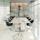 Large-format porcelain stoneware tile, 120x270 cm, with grey veins, matt finish, rectified, A4H463 Calacatta #11