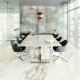 Large-format porcelain stoneware tile, 120x270 cm, with grey veins, matt finish, rectified, A4H463 Calacatta #14