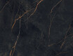 Bookmatch porcelain stoneware 120x280, black marble with gold veins, gloss finish A4H473 Sant Loreno