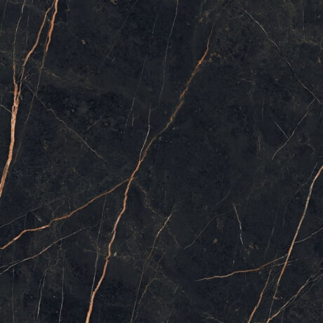 Bookmatch porcelain stoneware 120x280, black marble with gold veins, gloss finish A4H473 Sant Loreno #5