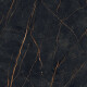 Bookmatch porcelain stoneware 120x280, black marble with gold veins, gloss finish A4H473 Sant Loreno #6
