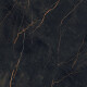 Large-format porcelain tiles, 120x280, black marble with gold veins, gloss finish, A4H474 Sant Loreno #1