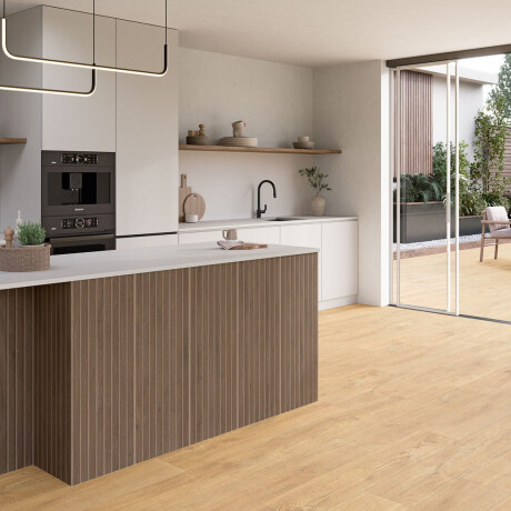 Wood-effect floor tiles, 23x120, in a natural amber matt finish, A4H505 Amberly Natural #3