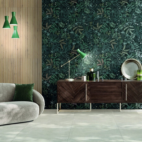 Grooved wood-effect floor tiles in a warm wood tone, 60x120, matt, A4H509 Frame Rigat-One Mid #3