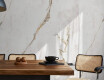 Large-format 120x280 marble-effect porcelain tiles with warm-toned veining, matt finish, A4H632 Dubai Gold