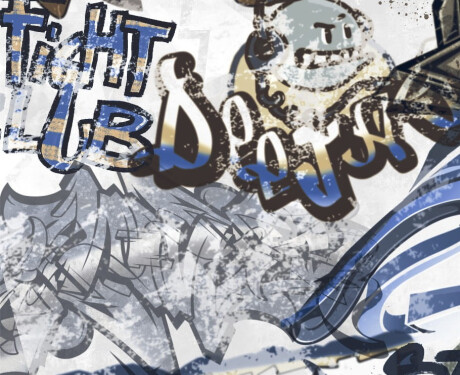 Glazed porcelain floor tiles, 120x280 cm, matt grey, rectified, A4H640 City Graffiti White