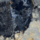 Large-format porcelain stoneware, 120x280, deep blue marble with veins, gloss finish, A4H674 Eterno Blu #2