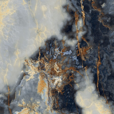 Large-format porcelain stoneware, 120x280, deep blue marble with veins, gloss finish, A4H674 Eterno Blu #4