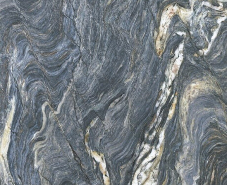Large-format 120x280 blue marble porcelain tiles with light veins, gloss finish A4H677 Esplosione