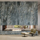 Large-format 120x280 blue marble porcelain tiles with light veins, matt finish, A4H678 Esplosione #4