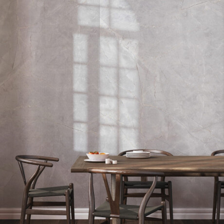 Large-format 120x280 marble-effect porcelain tiles with veining, gloss finish A4H800 Omani Pearl #1