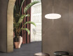 Large-format 120x280 marble-effect porcelain tiles with veining, gloss finish A4H824 Omani Oud