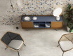 Glazed porcelain floor tiles, 60x120cm, light grey, matt, rectified, A4H83 Iroc White