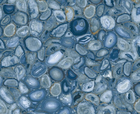 Large-format porcelain stoneware 120x280, blue agate, gloss finish, A4H832 Aghatina Azul