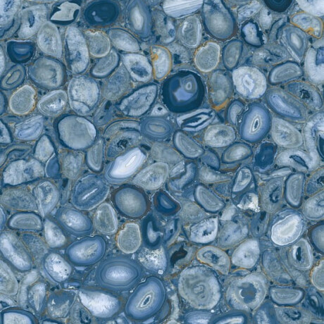 Large-format porcelain stoneware 120x280, blue agate, gloss finish, A4H832 Aghatina Azul #1