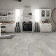 Glazed Porcelain Floor Tiles 60x120cm, matt grey, rectified, A4H84 Iroc Greige #1
