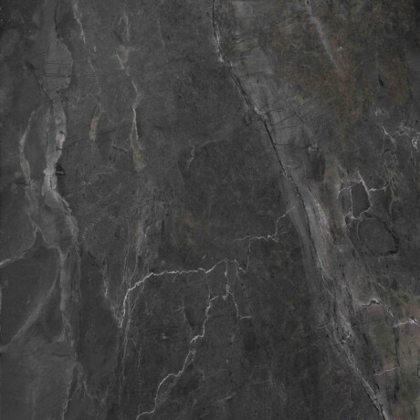 Glazed porcelain stoneware floor tiles, 60x120cm, matt black, rectified, A4H85 Iroc Black #12
