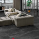 Glazed porcelain stoneware floor tiles, 60x120cm, matt black, rectified, A4H85 Iroc Black #18