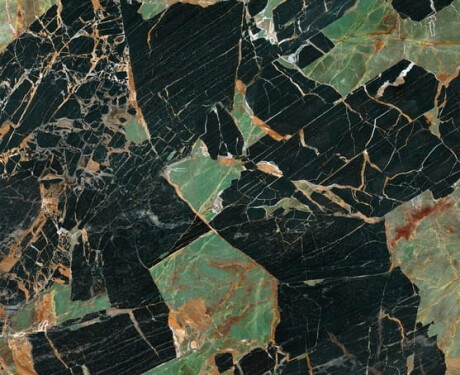 Bookmatch porcelain stoneware 120x280, emerald marble with veins, gloss finish A4H850 Esmerald Paris