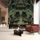 Bookmatch porcelain stoneware 120x280, emerald marble with veins, gloss finish A4H850 Esmerald Paris #2