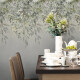 60x120 cm grey wall tiles with floral patterns, matt finish, A4H918 Flower #2
