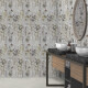 60x120 cm grey wall tiles with floral patterns, matt finish, A4H919 Glame #2