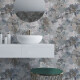60x120 cm grey wall tiles with floral patterns, matt finish, A4H921 Jam #2