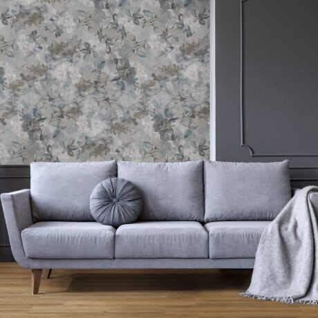 60x120 cm grey wall tiles with floral patterns, matt finish, A4H921 Jam #3