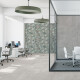 60x120 cm beige wall tiles with floral patterns, matt finish, A4H922 Kamu #2