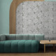60x120 cm grey wall tiles with floral patterns, matt finish, A4H923 Lirio #3