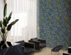 60x120 cm blue wall tiles with floral patterns, matt finish, A4H924 Majorele