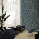 60x120 cm blue wall tiles with floral patterns, matt finish, A4H924 Majorele #1
