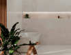 Large-format porcelain tiles, 100x100, veined marble, gloss finish, A4H941 Saffire Cream