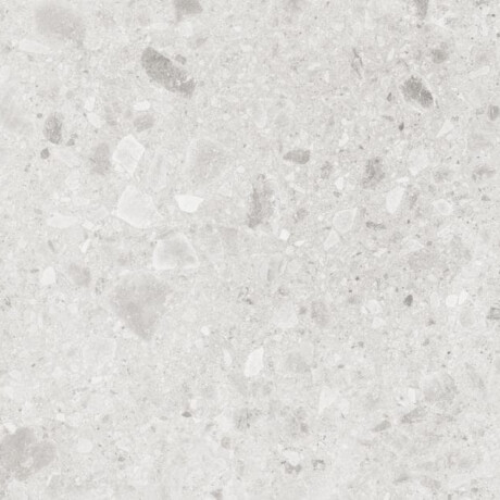 Glazed porcelain stoneware floor tiles, 60x120, Ivory, light grey, matt, rectified, A4H95, terrazzo #1