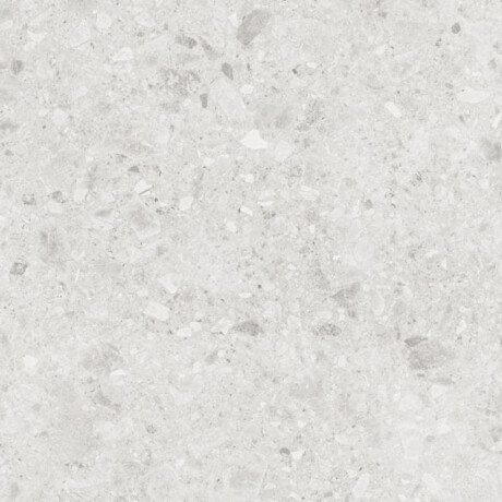 Glazed porcelain stoneware floor tiles, 60x120, Ivory, light grey, matt, rectified, A4H95, terrazzo #7