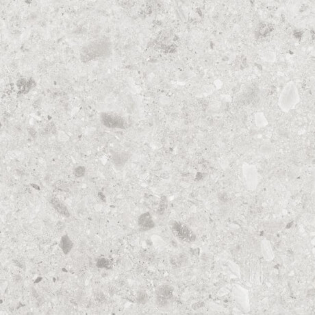 Glazed porcelain stoneware floor tiles, 60x120, Ivory, light grey, matt, rectified, A4H95, terrazzo #8