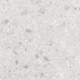 Glazed porcelain stoneware floor tiles, 60x120, Ivory, light grey, matt, rectified, A4H95, terrazzo #8