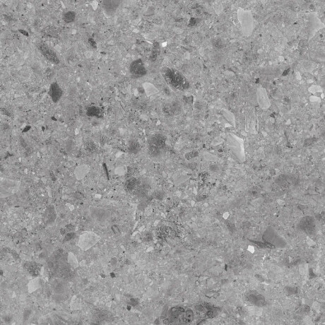 Glazed porcelain stoneware floor tiles, 60x120, Grey (matt), rectified, A4H97, Terrazzo #7